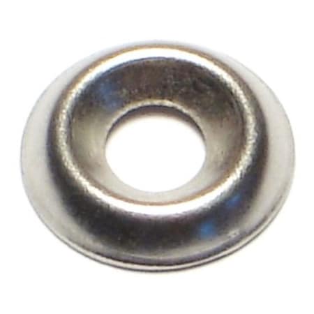 Midwest Fastener Countersunk Washer, Fits Bolt Size #9 , 18-8 Stainless Steel 40 PK 63382